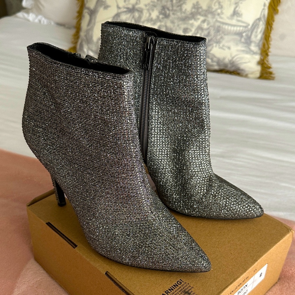 Jessica Simpson Rhinestone Ankle Booties